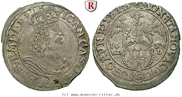 Klicken Sie auf das Bild um es auf Ihrem Rechner zu speichern polen-johann-kasimir-ort-18-groschen/92941.jpg