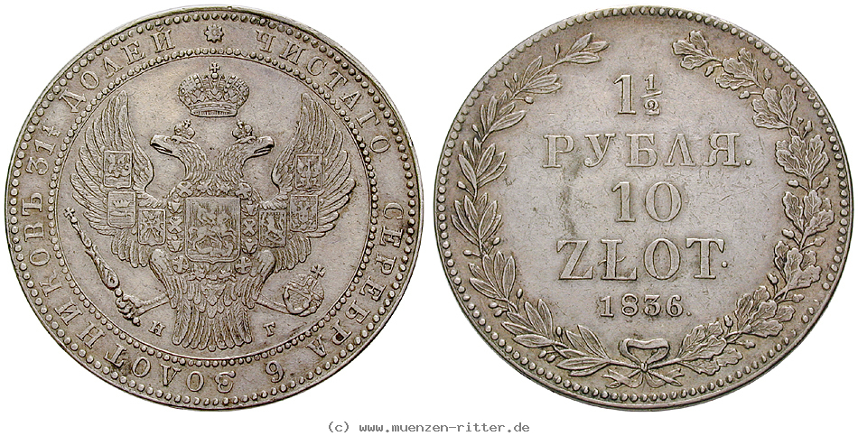 Klicken Sie auf das Bild um es auf Ihrem Rechner zu speichern polen-nikolaus-i-von-russland-10-zlotych--1-1-2-rubel/18176.jpg