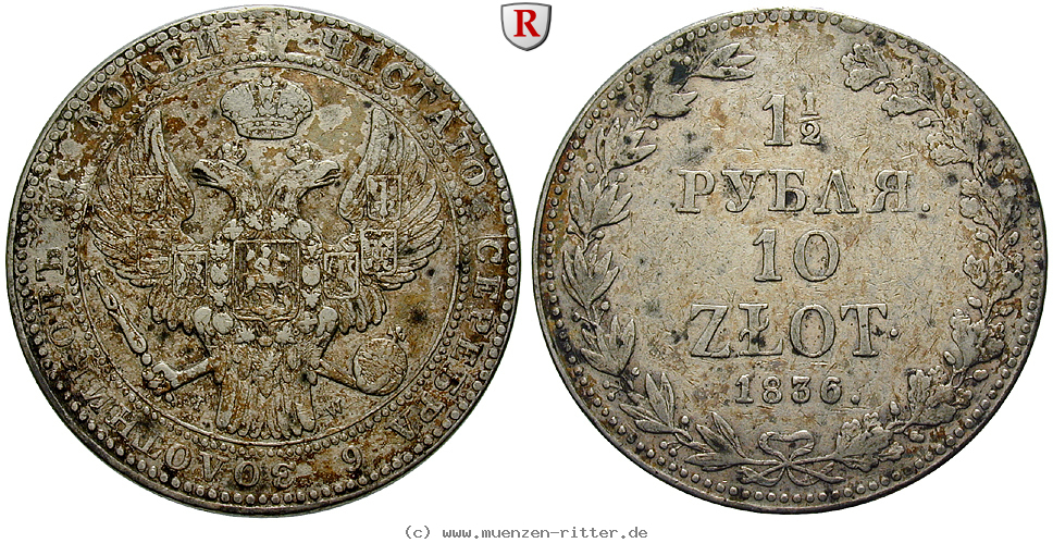 Klicken Sie auf das Bild um es auf Ihrem Rechner zu speichern polen-nikolaus-i-von-russland-10-zlotych--1-1-2-rubel/91238.jpg