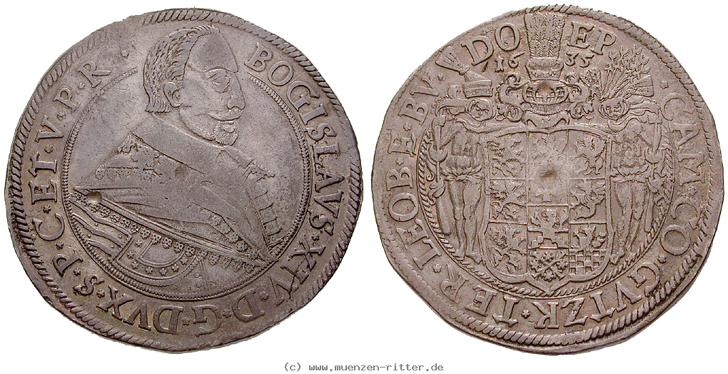 Klicken Sie auf das Bild um es auf Ihrem Rechner zu speichern pommern-bogislaus-xiv--als-bischof-von-cammin-taler/15783.jpg