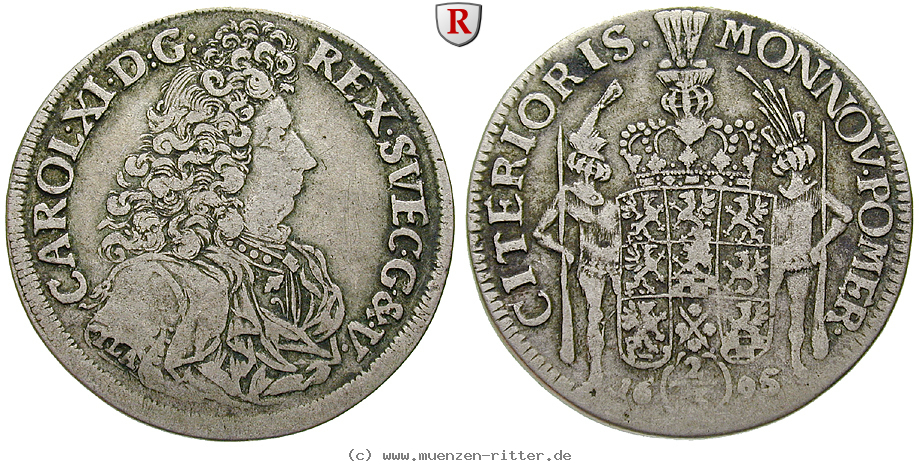 Klicken Sie auf das Bild um es auf Ihrem Rechner zu speichern pommern-karl-xi-2-3-taler/63538.jpg