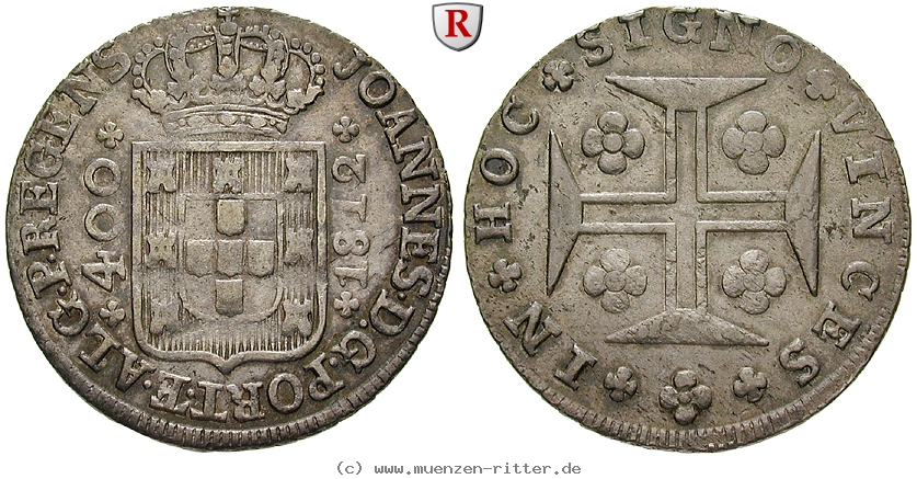 Klicken Sie auf das Bild um es auf Ihrem Rechner zu speichern portugal-joao-als-prinzregent-400-reis/103507.jpg