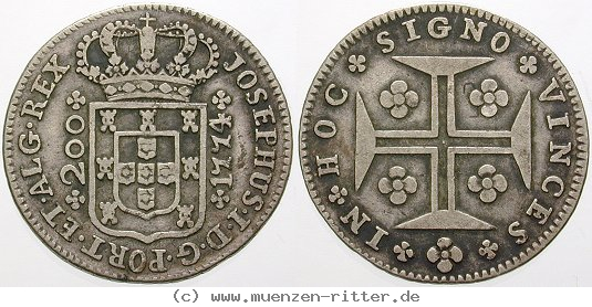 Klicken Sie auf das Bild um es auf Ihrem Rechner zu speichern portugal-jose-i-200-reis/ag10905.jpg