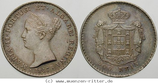 Klicken Sie auf das Bild um es auf Ihrem Rechner zu speichern portugal-maria-ii-500-reis/ag10901.jpg