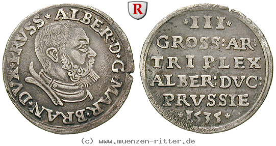 Klicken Sie auf das Bild um es auf Ihrem Rechner zu speichern preussen-herzogtum-albrecht-von-brandenburg-3-groescher/85900.jpg
