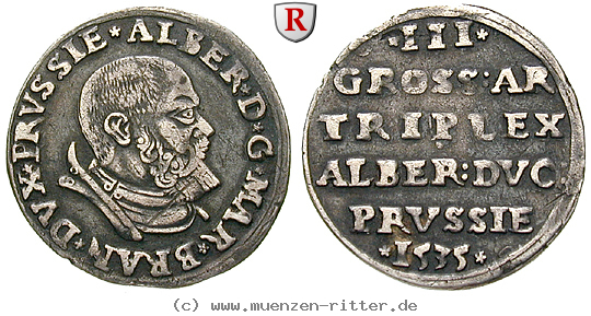 Klicken Sie auf das Bild um es auf Ihrem Rechner zu speichern preussen-herzogtum-albrecht-von-brandenburg-3-groescher/85902.jpg