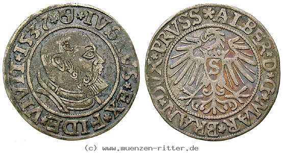 Klicken Sie auf das Bild um es auf Ihrem Rechner zu speichern preussen-herzogtum-albrecht-von-brandenburg-groschen/47121.jpg