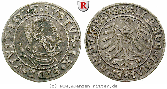 Klicken Sie auf das Bild um es auf Ihrem Rechner zu speichern preussen-herzogtum-albrecht-von-brandenburg-groschen/56024.jpg