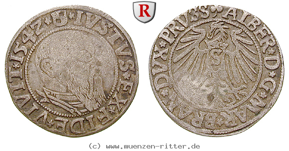 Klicken Sie auf das Bild um es auf Ihrem Rechner zu speichern preussen-herzogtum-albrecht-von-brandenburg-groschen/eadt2679.jpg