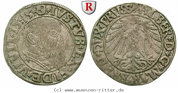 Klicken Sie auf das Bild um es auf Ihrem Rechner zu speichern preussen-herzogtum-albrecht-von-brandenburg-groschen/eadt6518.jpg