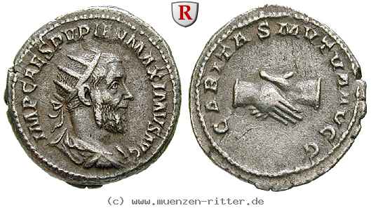 Klicken Sie auf das Bild um es auf Ihrem Rechner zu speichern pupienus-denar/86799.jpg
