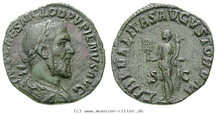 Klicken Sie auf das Bild um es auf Ihrem Rechner zu speichern pupienus-sesterz/23128.jpg