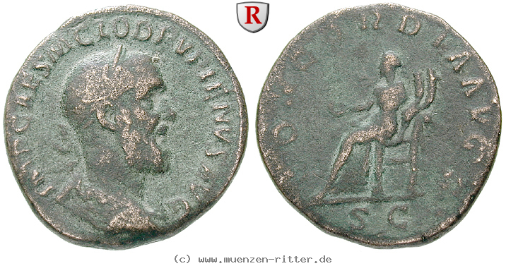 Klicken Sie auf das Bild um es auf Ihrem Rechner zu speichern pupienus-sesterz/73699.jpg