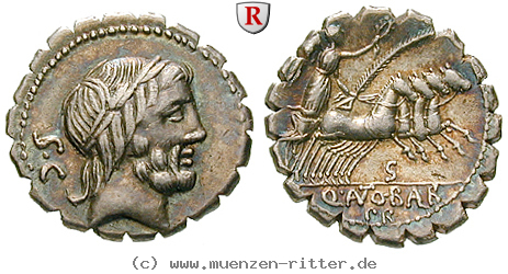 Klicken Sie auf das Bild um es auf Ihrem Rechner zu speichern q-antonius-balbus-denar-serratus/72288.jpg