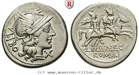 Klicken Sie auf das Bild um es auf Ihrem Rechner zu speichern q-marcius-libo-denar/88061.jpg
