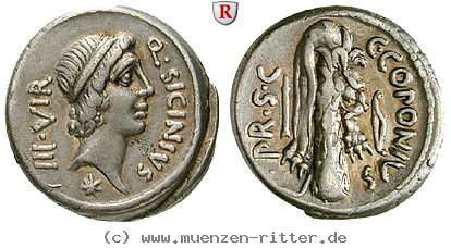 Klicken Sie auf das Bild um es auf Ihrem Rechner zu speichern q-sicinius-und-c-coponius-denar/21409.jpg