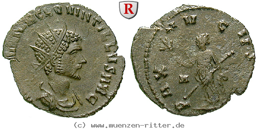 Klicken Sie auf das Bild um es auf Ihrem Rechner zu speichern quintillus-antoninian/63831.jpg