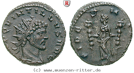 Klicken Sie auf das Bild um es auf Ihrem Rechner zu speichern quintillus-antoninian/78581.jpg