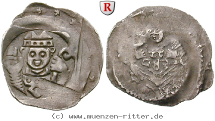 Klicken Sie auf das Bild um es auf Ihrem Rechner zu speichern regensburg-bistum-albert-i-von-pitengau-pfennig/ag469.jpg