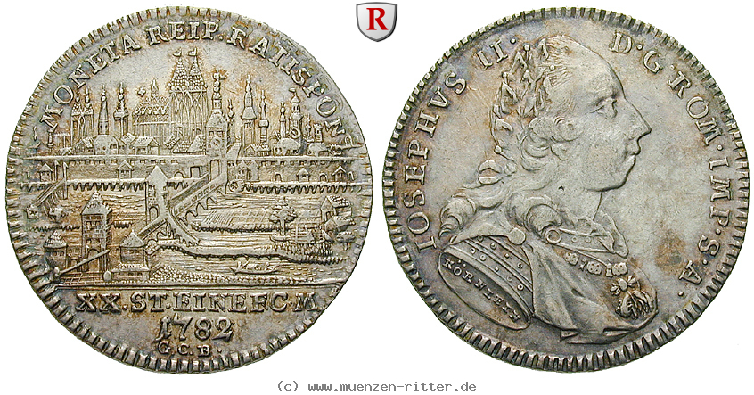 Klicken Sie auf das Bild um es auf Ihrem Rechner zu speichern regensburg-stadt-1-2-konventionstaler/63535.jpg