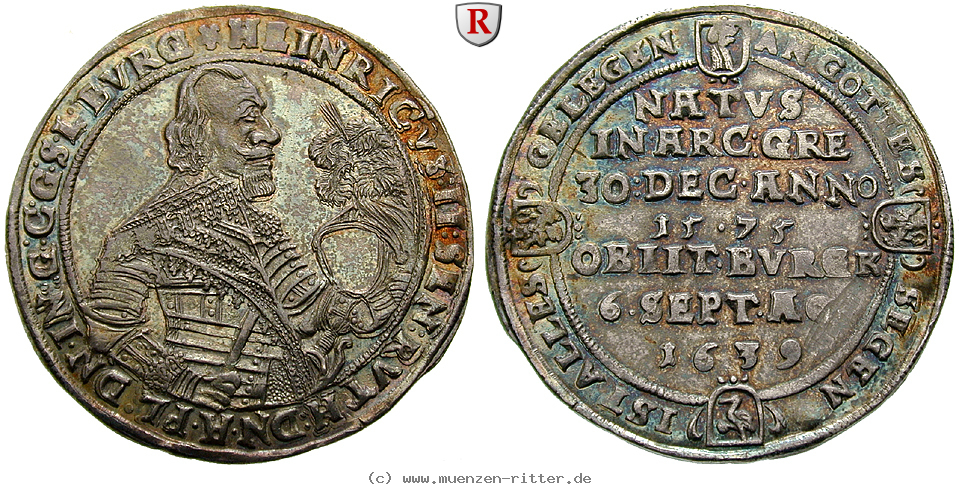 Klicken Sie auf das Bild um es auf Ihrem Rechner zu speichern reuss-heinrich-ii-1-2-reichstaler/92603.jpg
