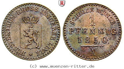 Klicken Sie auf das Bild um es auf Ihrem Rechner zu speichern reuss-heinrich-lxii-pfennig/86183.jpg