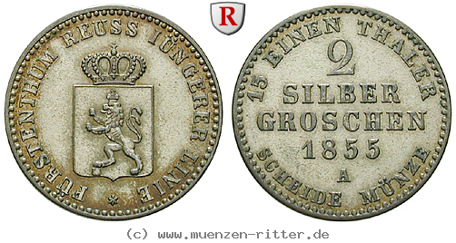 Klicken Sie auf das Bild um es auf Ihrem Rechner zu speichern reuss-heinrich-lxvii-2-silbergroschen/97342.jpg