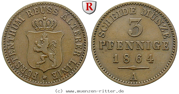 Klicken Sie auf das Bild um es auf Ihrem Rechner zu speichern reuss-heinrich-lxvii-3-pfennig/14582.jpg