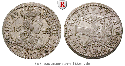 Klicken Sie auf das Bild um es auf Ihrem Rechner zu speichern roemisch-deutsches-reich-erzherzog-ferdinand-karl-groschen/11386.jpg