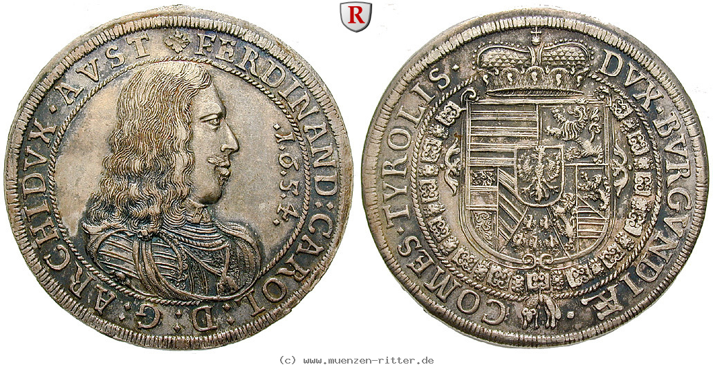 Klicken Sie auf das Bild um es auf Ihrem Rechner zu speichern roemisch-deutsches-reich-erzherzog-ferdinand-karl-taler/51457.jpg