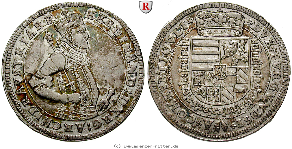 Klicken Sie auf das Bild um es auf Ihrem Rechner zu speichern roemisch-deutsches-reich-erzherzog-ferdinand-taler/61575.jpg