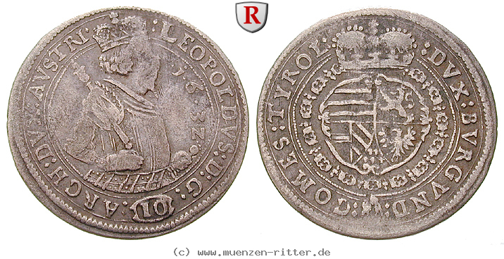 roemisch-deutsches-reich-erzherzog-leopold-v-10-kreuzer/11374.jpg