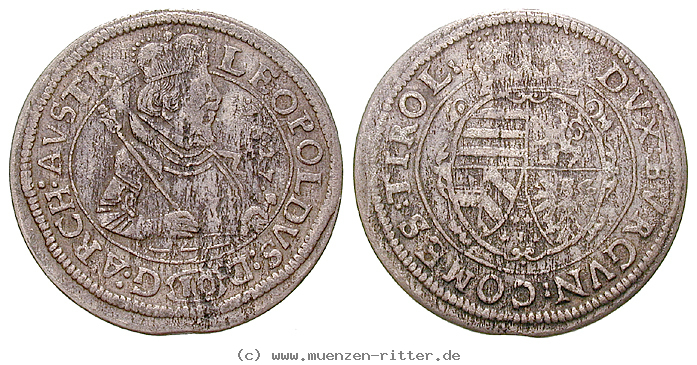 Klicken Sie auf das Bild um es auf Ihrem Rechner zu speichern roemisch-deutsches-reich-erzherzog-leopold-v-10-kreuzer/11376.jpg