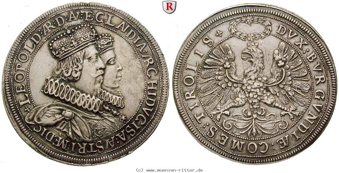 Klicken Sie auf das Bild um es auf Ihrem Rechner zu speichern roemisch-deutsches-reich-erzherzog-leopold-v-doppeltaler/51453.jpg