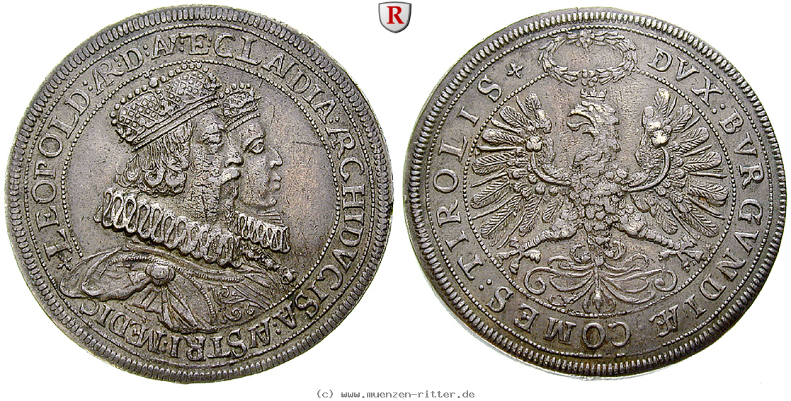 Klicken Sie auf das Bild um es auf Ihrem Rechner zu speichern roemisch-deutsches-reich-erzherzog-leopold-v-doppeltaler/74566.jpg