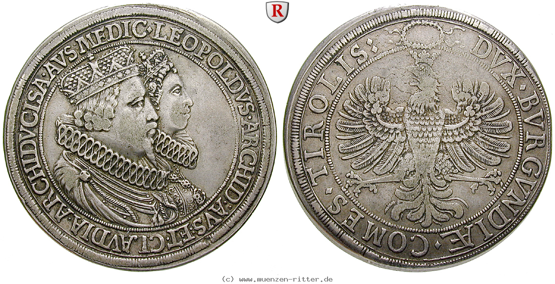 Klicken Sie auf das Bild um es auf Ihrem Rechner zu speichern roemisch-deutsches-reich-erzherzog-leopold-v-doppeltaler/84387.jpg