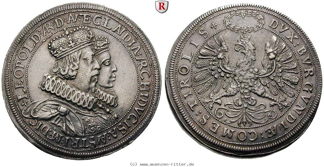 Klicken Sie auf das Bild um es auf Ihrem Rechner zu speichern roemisch-deutsches-reich-erzherzog-leopold-v-doppeltaler/86672.jpg