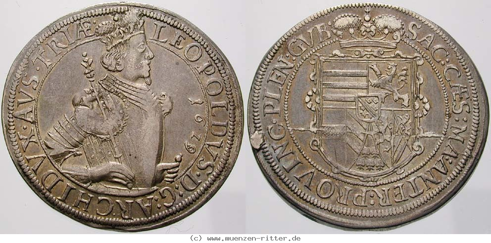 Klicken Sie auf das Bild um es auf Ihrem Rechner zu speichern roemisch-deutsches-reich-erzherzog-leopold-v-taler/eadt2845.jpg