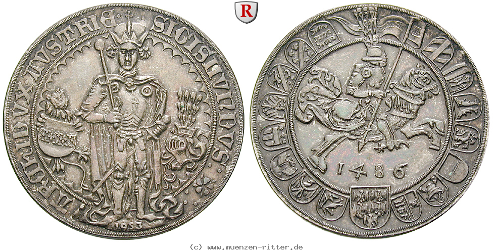 Klicken Sie auf das Bild um es auf Ihrem Rechner zu speichern roemisch-deutsches-reich-erzherzog-sigismund-der-muenzreiche-guldiner/75288.jpg