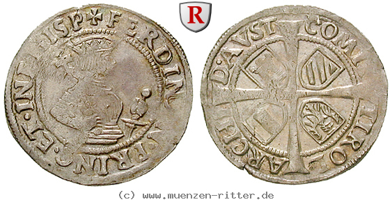 Klicken Sie auf das Bild um es auf Ihrem Rechner zu speichern roemisch-deutsches-reich-ferdinand-i-6-kreuzer/18445.jpg