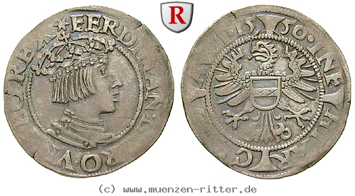 Klicken Sie auf das Bild um es auf Ihrem Rechner zu speichern roemisch-deutsches-reich-ferdinand-i-groschen/34262.jpg