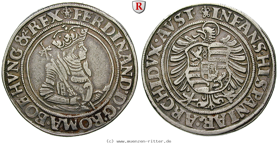 Klicken Sie auf das Bild um es auf Ihrem Rechner zu speichern roemisch-deutsches-reich-ferdinand-i-taler/75643.jpg