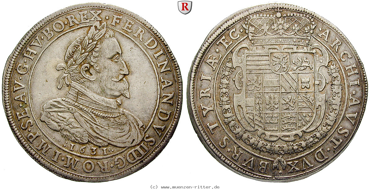 Klicken Sie auf das Bild um es auf Ihrem Rechner zu speichern roemisch-deutsches-reich-ferdinand-ii-doppeltaler/51455.jpg