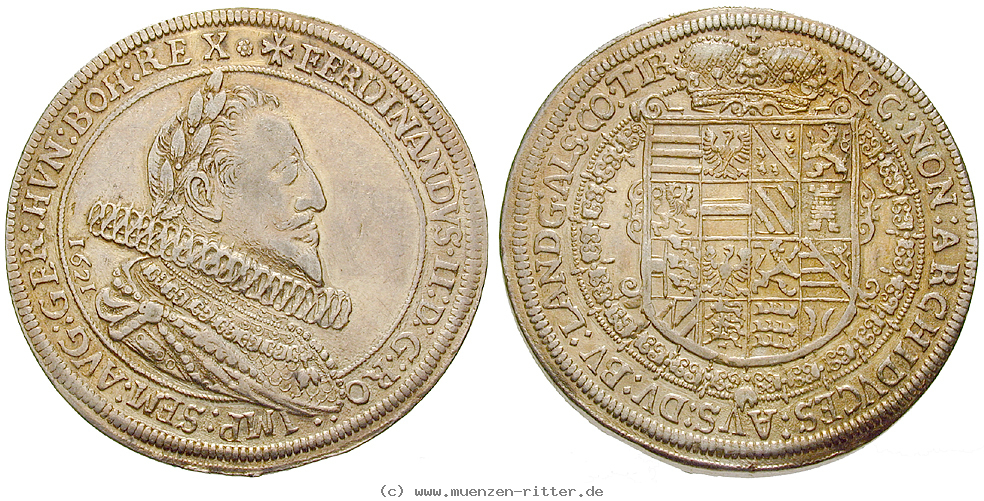 Klicken Sie auf das Bild um es auf Ihrem Rechner zu speichern roemisch-deutsches-reich-ferdinand-ii-taler/22095.jpg