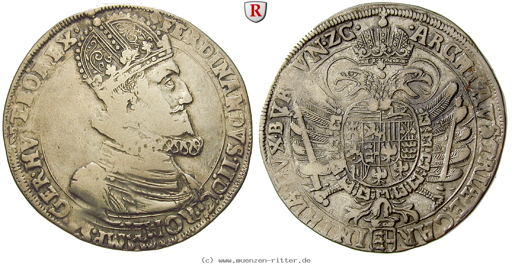 Klicken Sie auf das Bild um es auf Ihrem Rechner zu speichern roemisch-deutsches-reich-ferdinand-ii-taler/46899.jpg