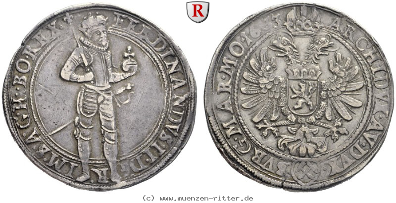 Klicken Sie auf das Bild um es auf Ihrem Rechner zu speichern roemisch-deutsches-reich-ferdinand-ii-taler/73253.jpg