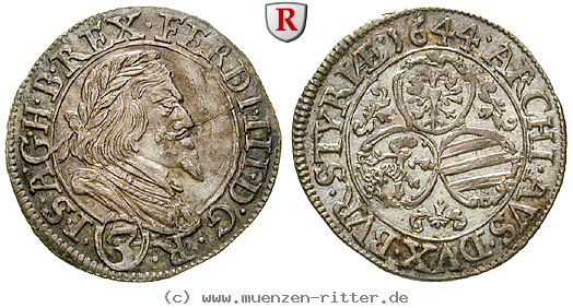 Klicken Sie auf das Bild um es auf Ihrem Rechner zu speichern roemisch-deutsches-reich-ferdinand-iii-3-kreuzer/51763.jpg