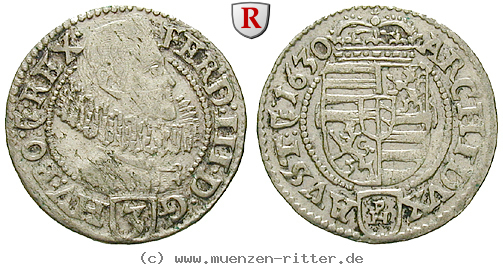 Klicken Sie auf das Bild um es auf Ihrem Rechner zu speichern roemisch-deutsches-reich-ferdinand-iii-als-koenig-von-ungarn-und-boehmen-groschen/34562.jpg