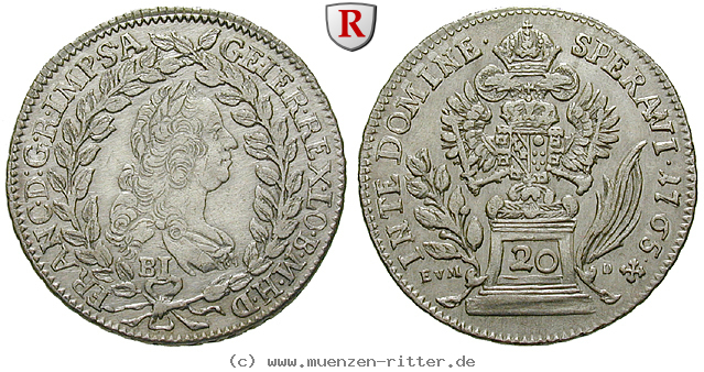 Klicken Sie auf das Bild um es auf Ihrem Rechner zu speichern roemisch-deutsches-reich-franz-i-20-kreuzer/85651.jpg