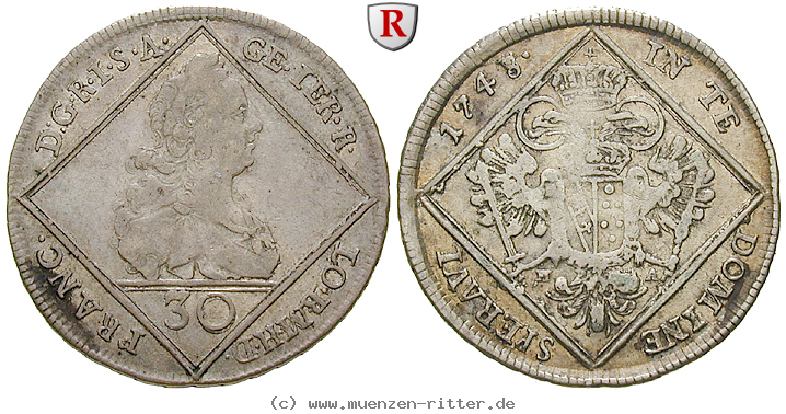 Klicken Sie auf das Bild um es auf Ihrem Rechner zu speichern roemisch-deutsches-reich-franz-i-30-kreuzer/29718.jpg